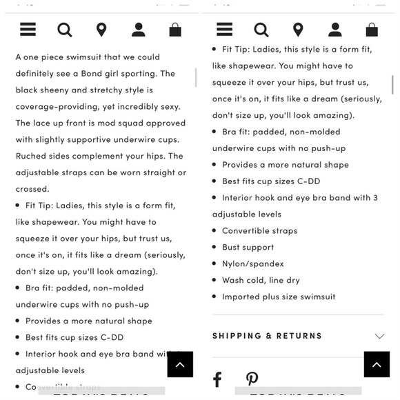 Torrid Black Lace Front One Piece, 5X. - Picture 7 of 7